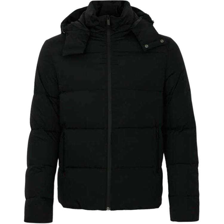 FENDI Jackets Unisex Black Hooded Thickened Other