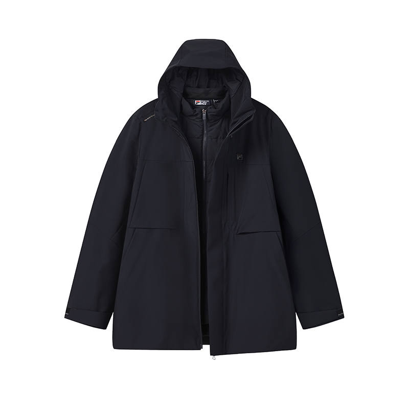 FILA WHITE Puffer Jacket Men's Legend Blue