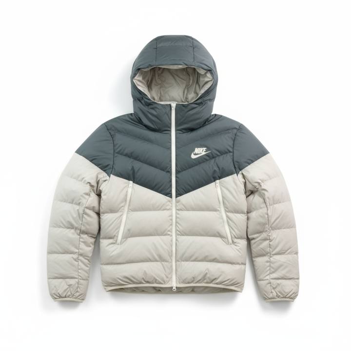 Nike Nike Storm FITRunner Down Jacket Men's Silver White