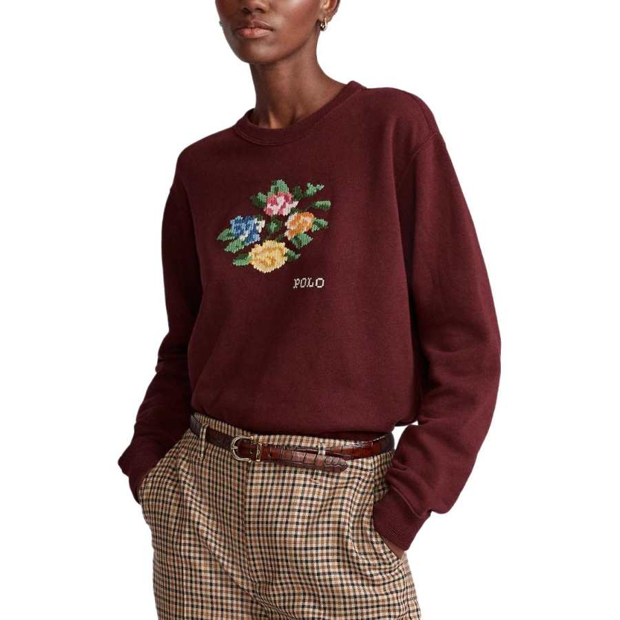 Polo Ralph Lauren FW25 Sweatshirt Women's Red