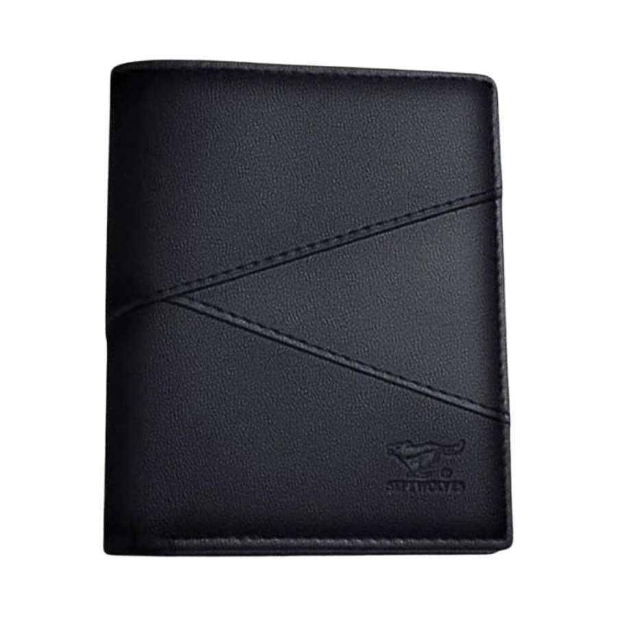 SEPTWOLVES SEPTWOLVES Cow Leather Wallet Men's Black