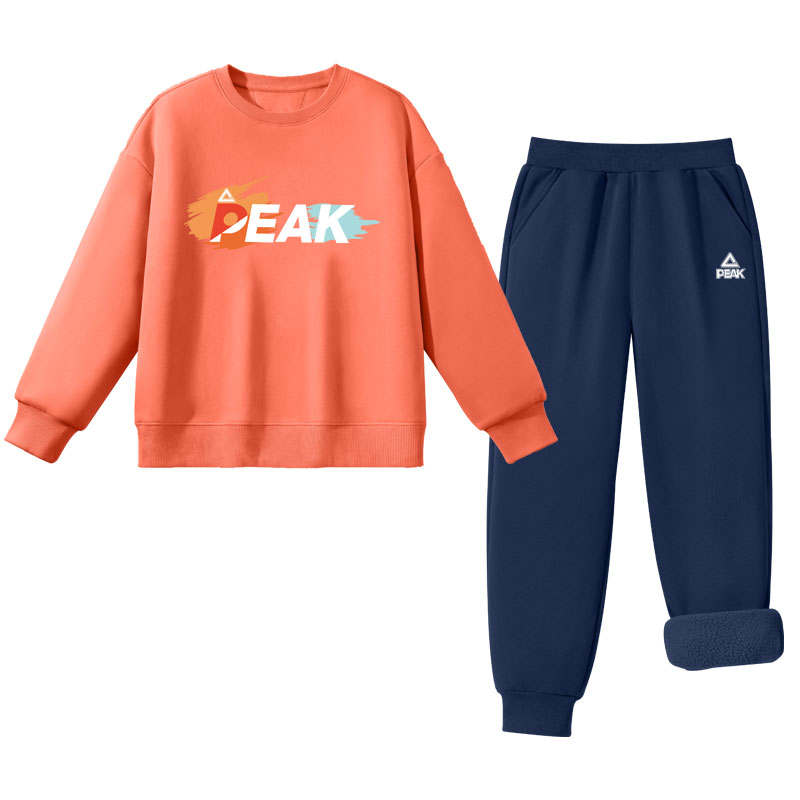PEAK Kids Casual Sportswear Crew Neck Moderate
