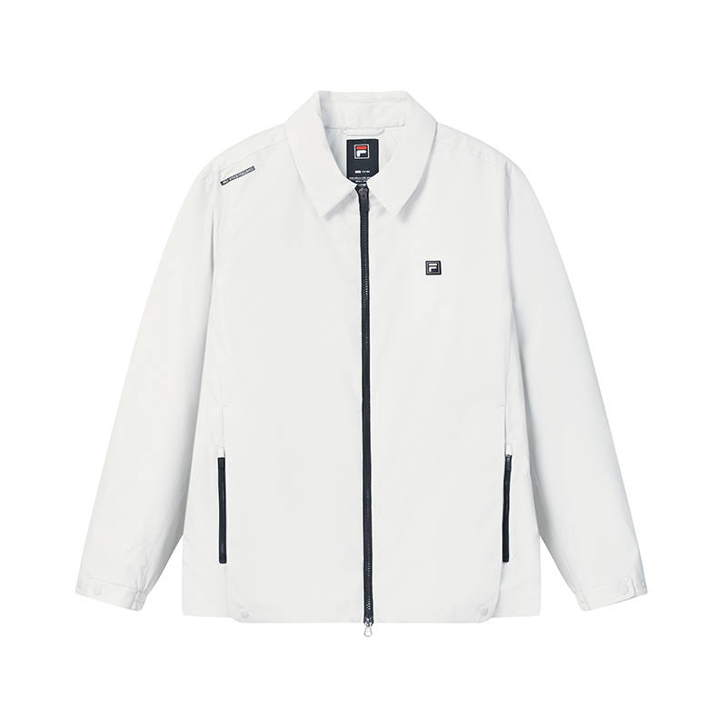 FILA WHITE Puffer Jacket Men's Steam Gray