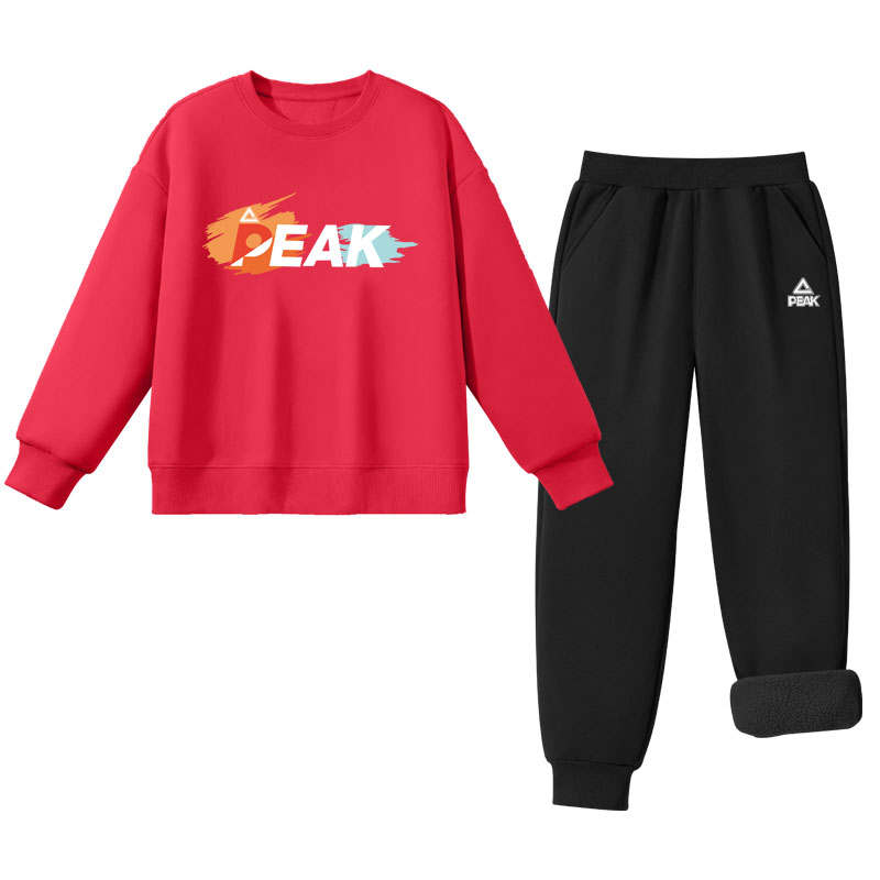 PEAK Kids Casual Sportswear Crew Neck Moderate