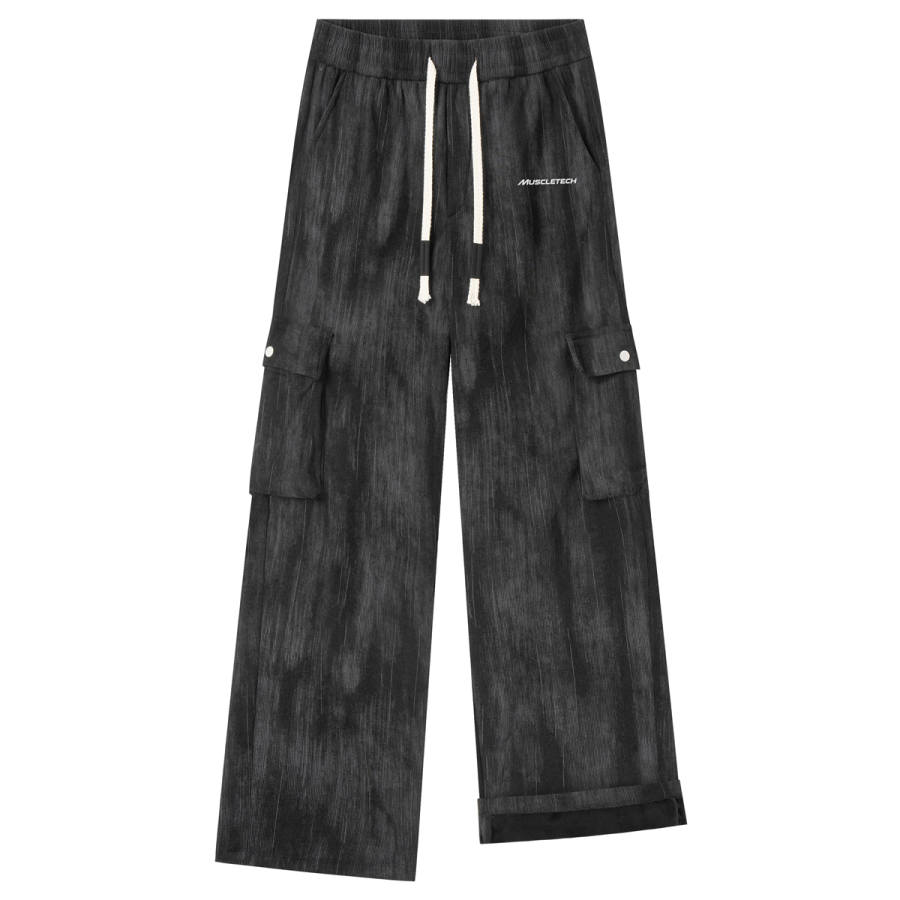 MUSCLETECH MUSCLETECH Casual Pants Unisex Thickened And Fleece Lined Cargo Pants