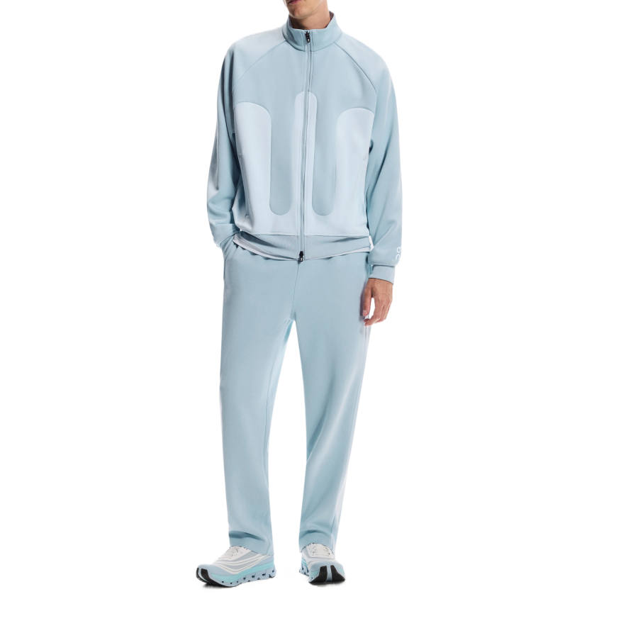 On Knitted Sweatpants Unisex Blue Moderate Straight Fit Pants