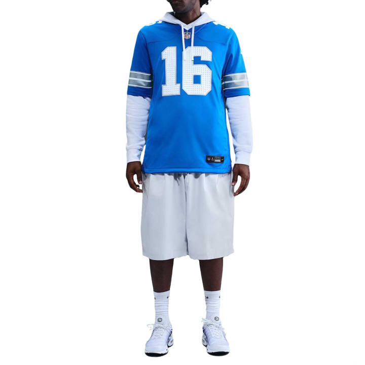 Nike Nike NFL Rugby Jerseys Men's Blue Spark V Neck Moderate