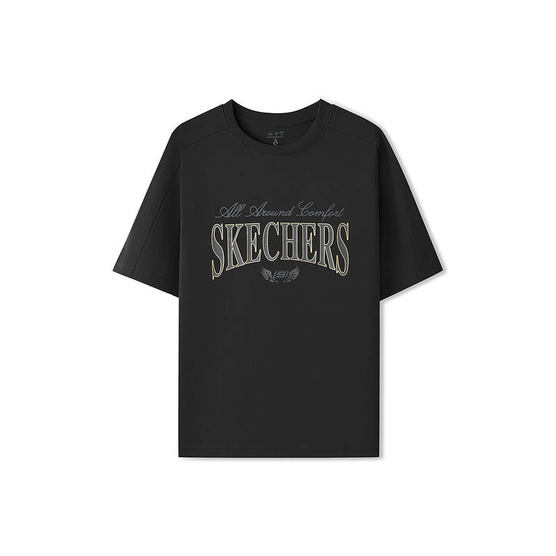 Skechers T Shirt Men's Carbon Black