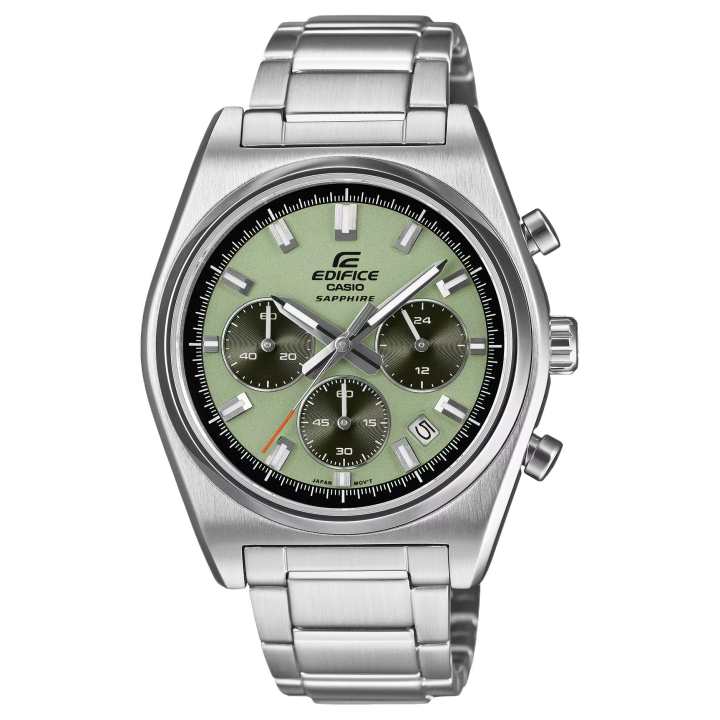 CASIO CASIO EDIFICE Quartz Movement Stainless Steel Strap Watch Men's Watches Green Dial