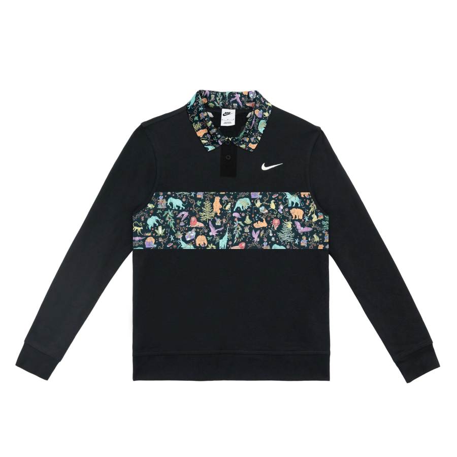 Nike Nike Polo Shirts Unisex Black Polo Collar Moderate Other