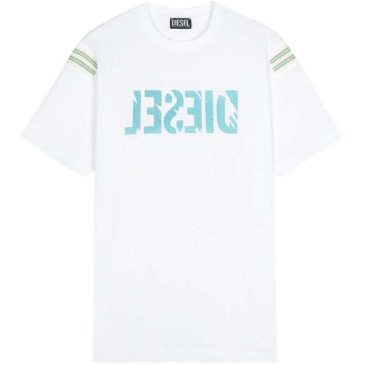 DIESEL T Shirts Men's 100 Crew Neck Moderate