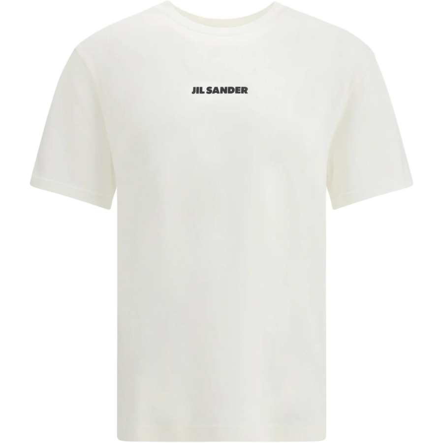 Jil Sander Logo Printed Crewneck T-Shirt