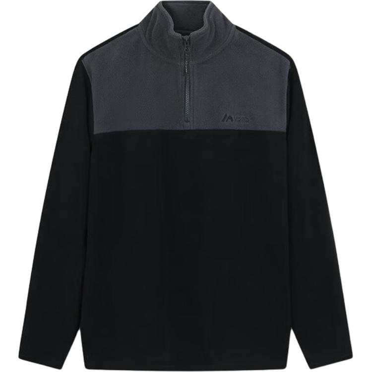 361° Velvet Jackets Men's Super Black/Tranquil Gray Stand Collar Moderate