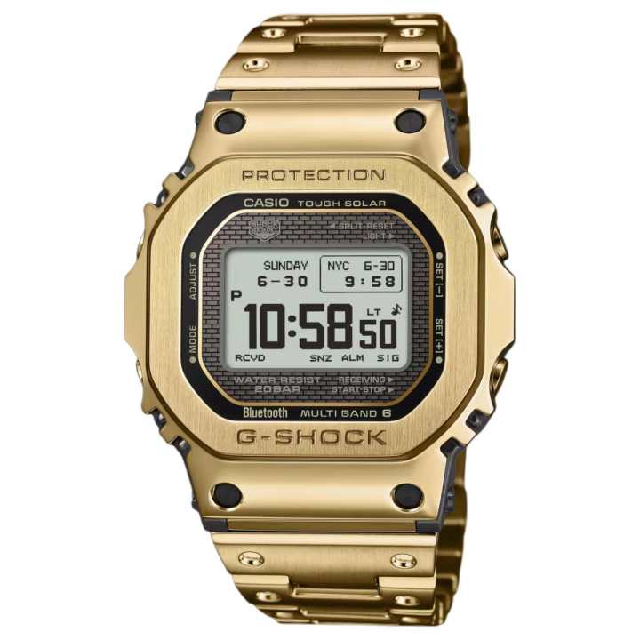 CASIO CASIO 5000 Collection Bluetooth Wave Solar Quartz Movement Stainless Steel Strap Watch Men's Watches