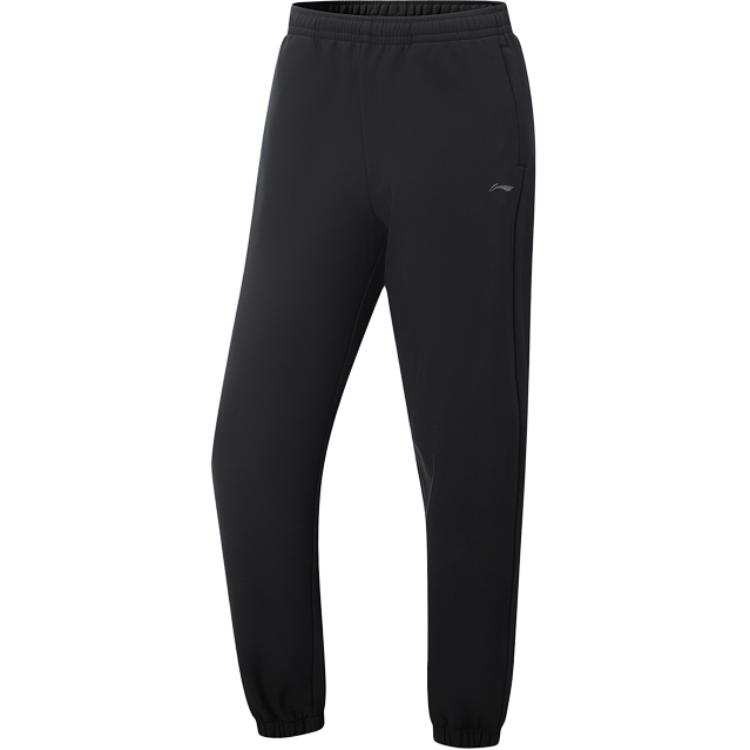Li-Ning Li Ning Water Repellent Fleece Lined Soft Fitted Cuffed Pants Mid Rise Pants Knitted Sweatpants Women's