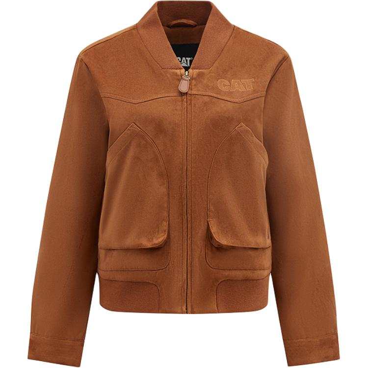 CAT CAT Puffer Jackets Women's Light Brown Thickened Other