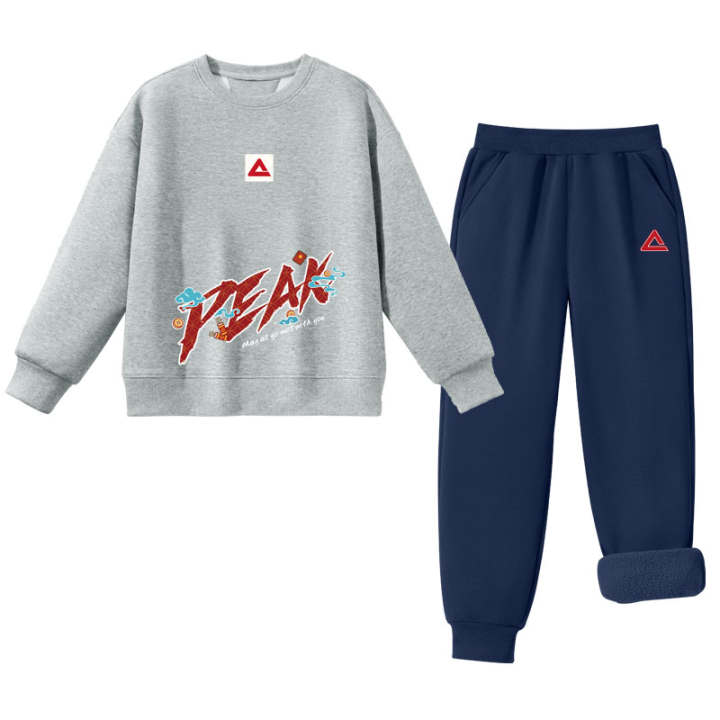 PEAK PEAK Kids Casual Sportswear Crew Neck Moderate