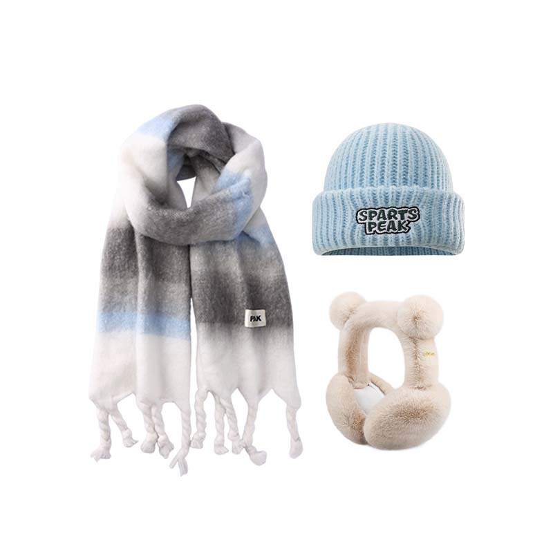 PEAK PEAK Polyester Knit Scarves Unisex
