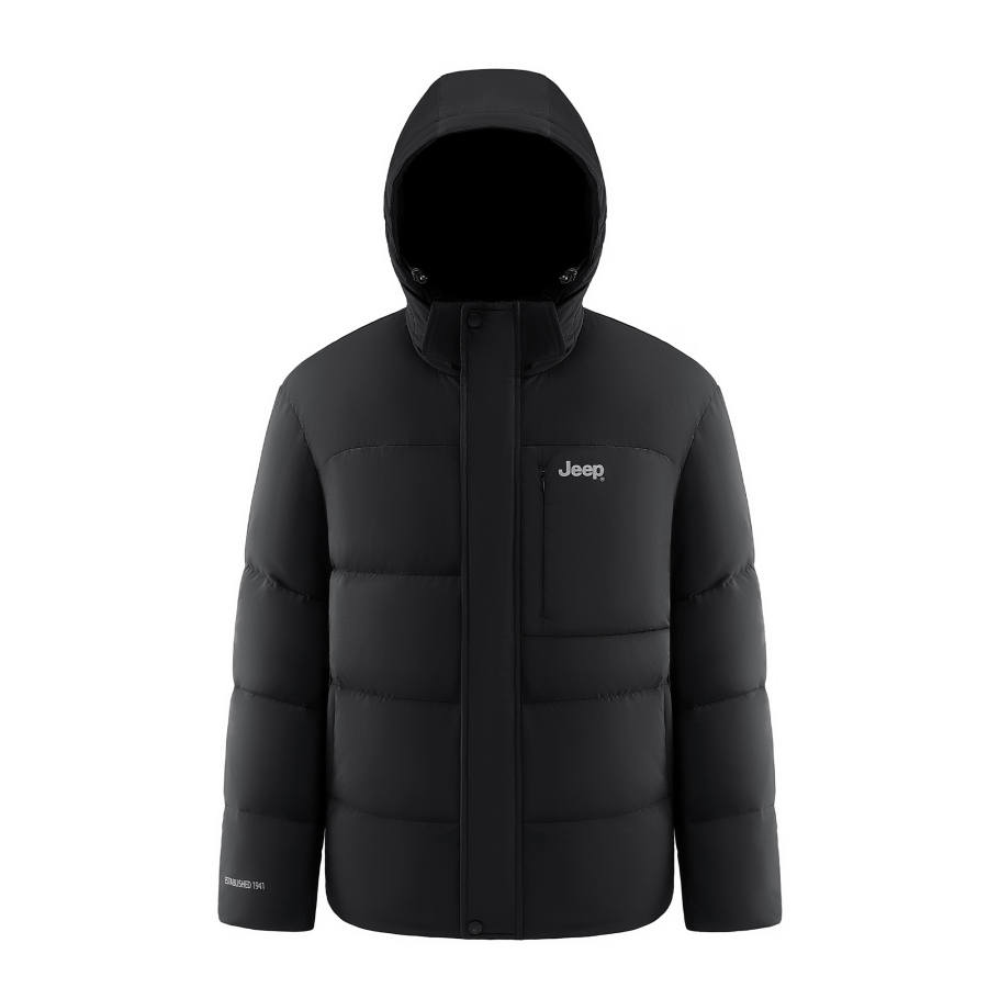 Jeep Jeep Down Jackets Unisex Hooded Thickened