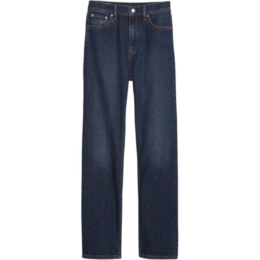 GAP Jeans Women's Dark Indigo Moderate Straight Fit Pants