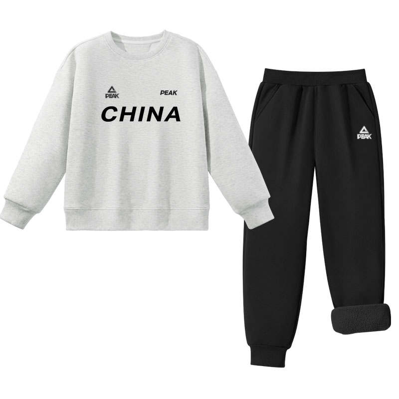 PEAK Kids Casual Sportswear Crew Neck Moderate