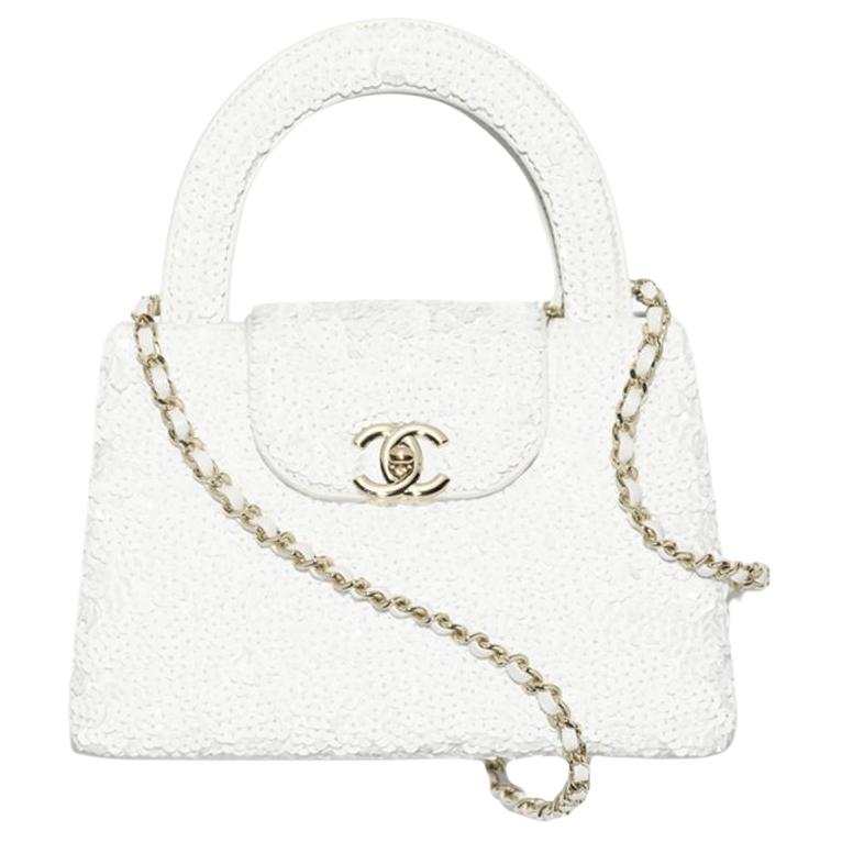 CHANEL CHANEL Controller Handbag Mini Women's White