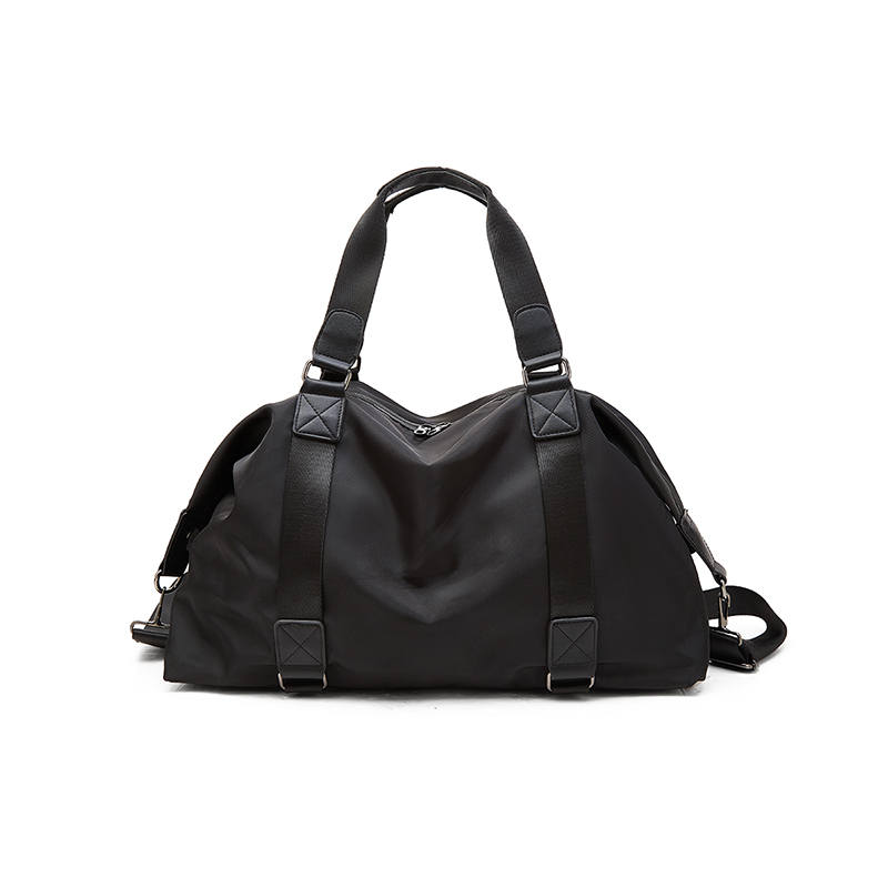 LAORENTOU Fabric Travel Bag Unisex Black