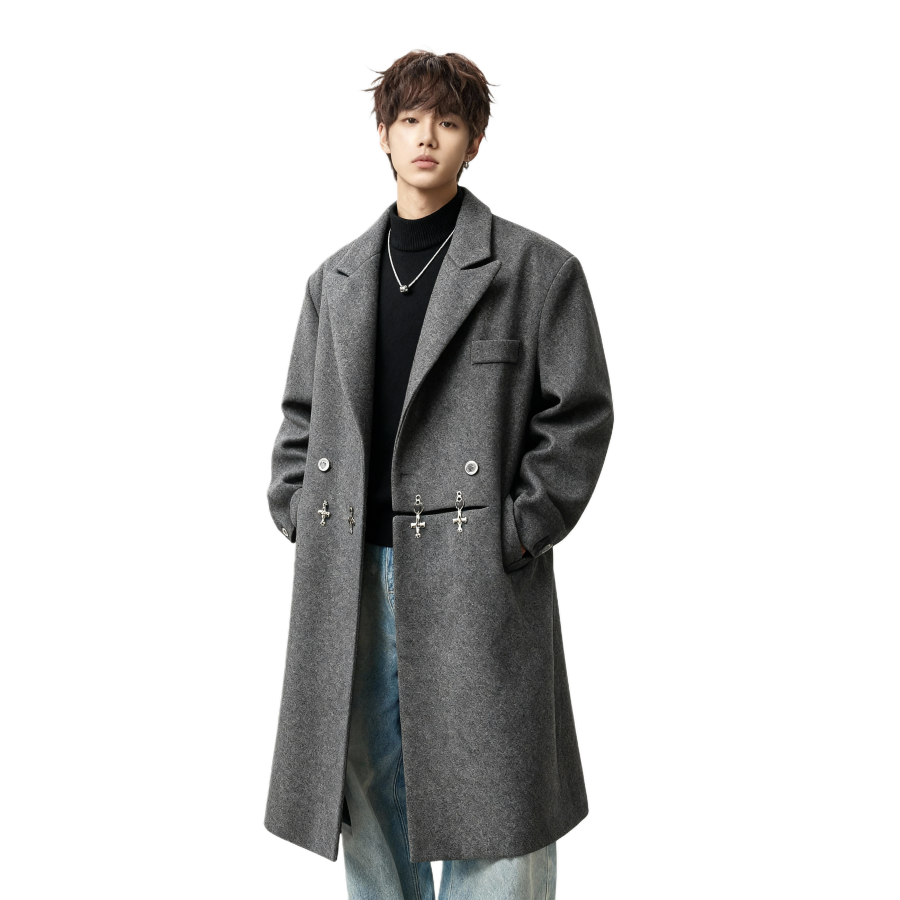 X1617 X1617 Coats Unisex Stand Collar Thickened