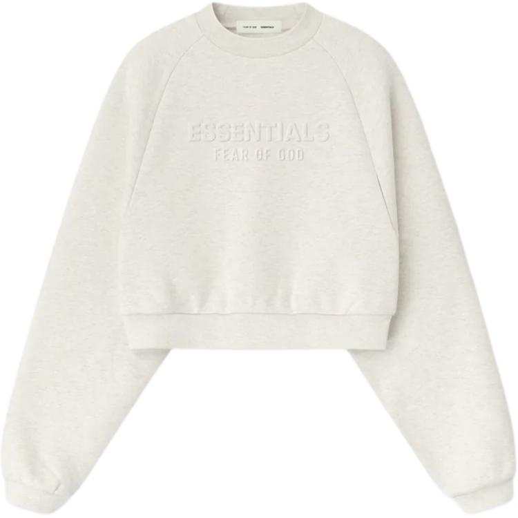 Fear Of God Essentials Long-Sleeved Cropped Sweatshirt