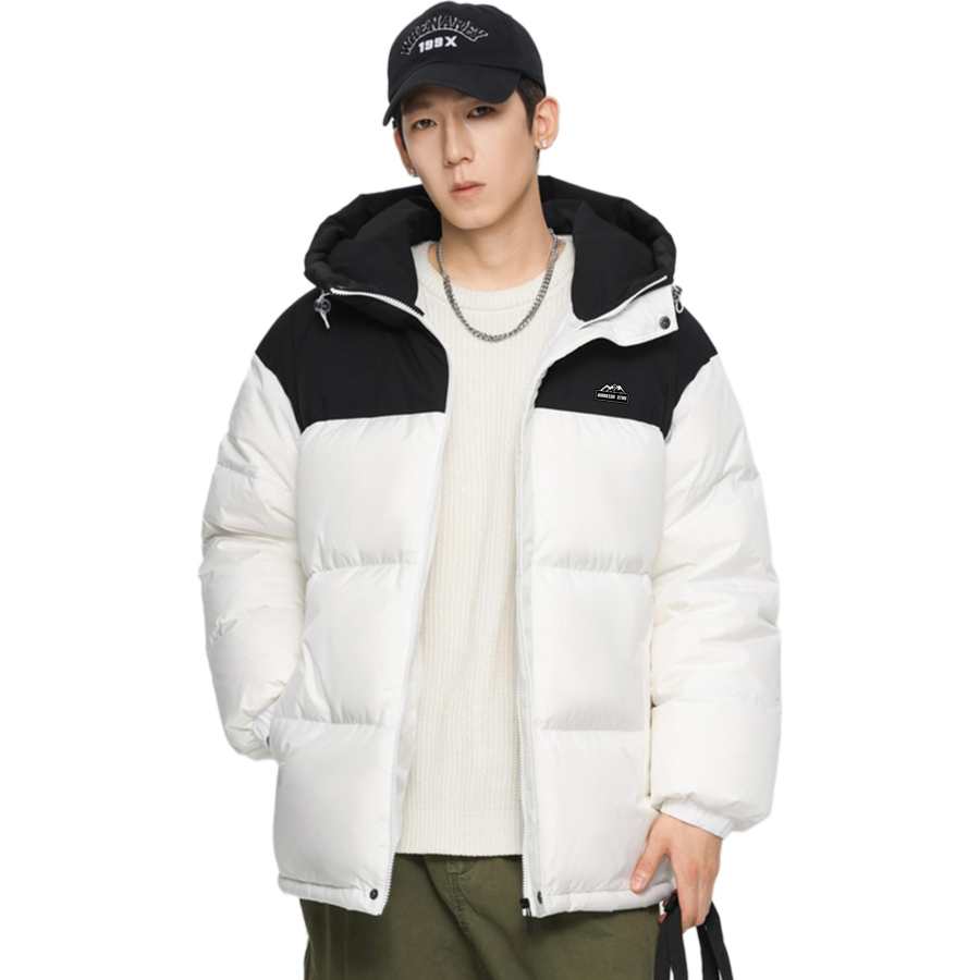 WARRIOR WARRIOR Down Jackets Unisex Hooded Thickened Puffer Jacket