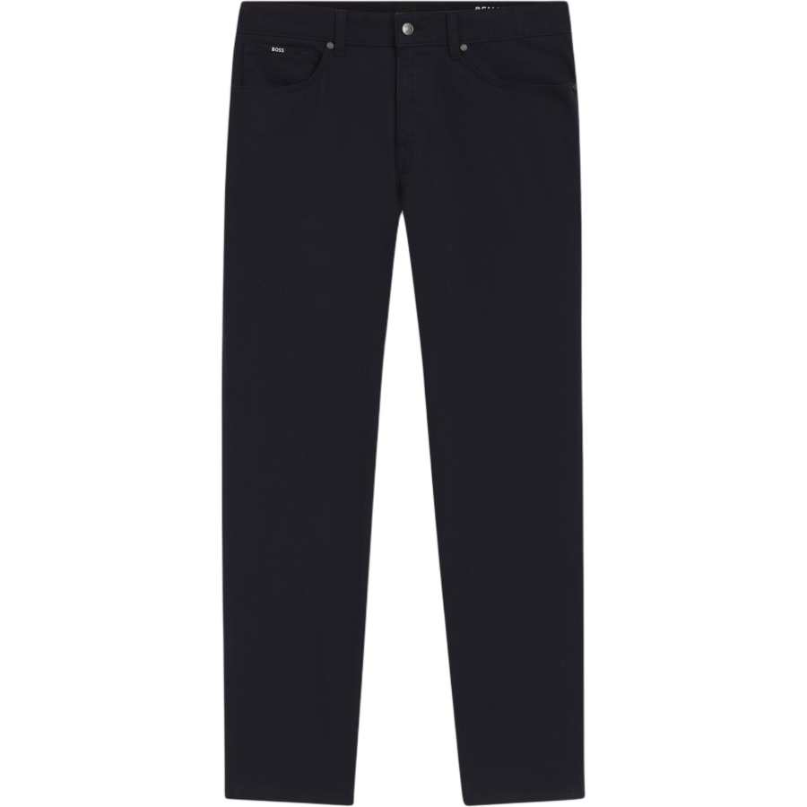 HUGO BOSS Casual Pants Men's Dark Blue Moderate Tapered Pants