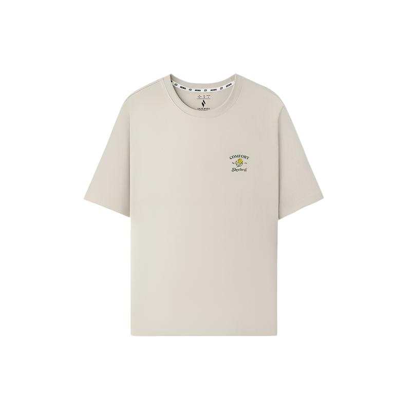 Skechers T Shirts Women's Meteorite Brown/044Z Crew Neck