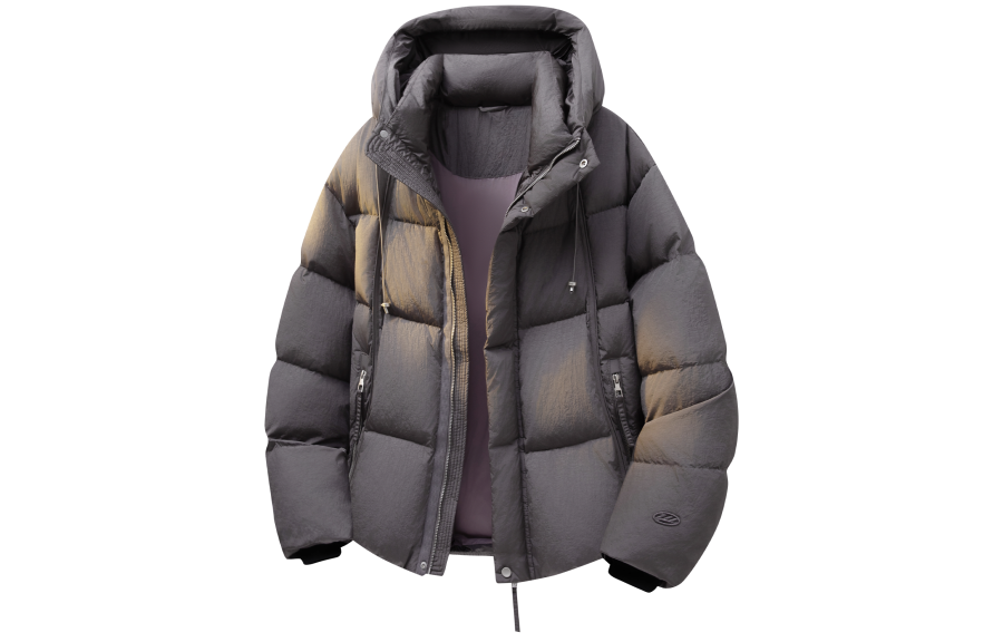 YALU Down Jackets Unisex Fleece Lined Puffer Jacket