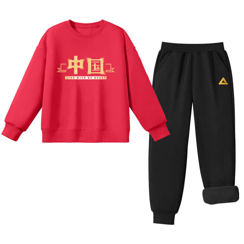 PEAK Kids Casual Sportswear Crew Neck Moderate