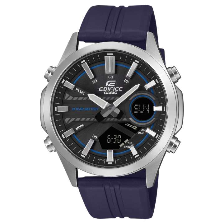 CASIO CASIO EDIFICE Quartz Movement Resin Strap Watch Men's Watches Black Dial