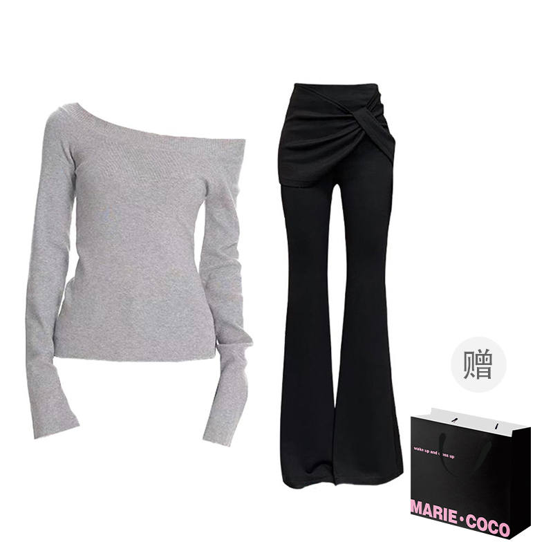 MARIE·COCO Casual Suits Women's Asymmetrical Collar Moderate