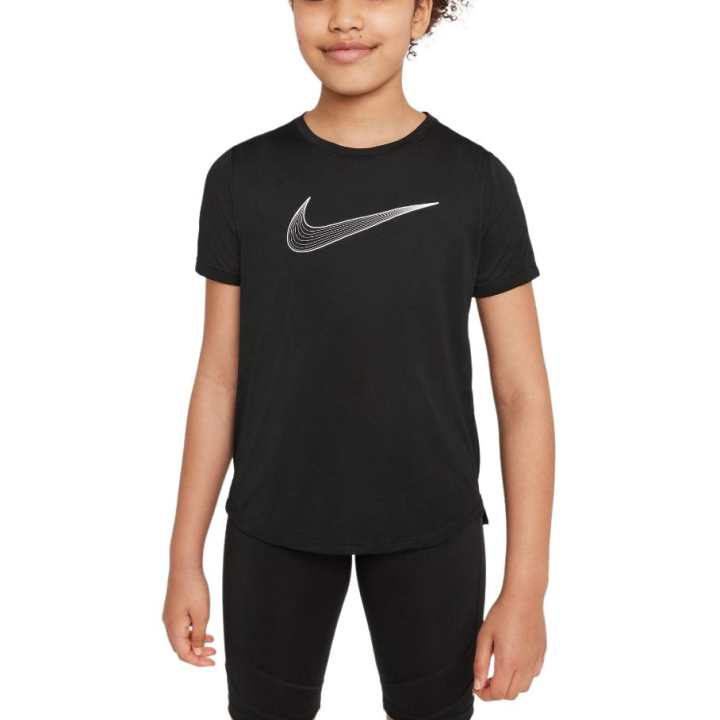 Nike Nike Dri Fit T Shirt Black Kids'