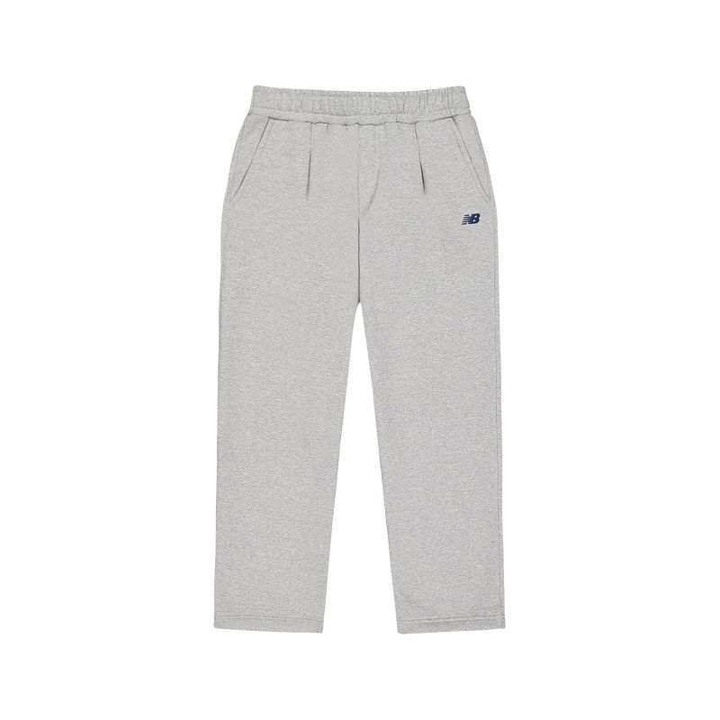 New Balance New Balance Comfortable Soft Loose Fit Fleece Lined Lace Up Straight Fit Knitted Sweatpants Men's
