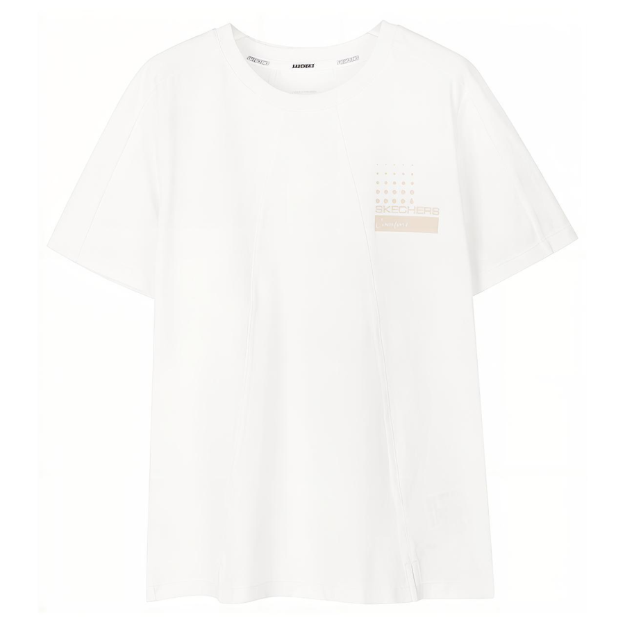 Skechers T Shirt Bright White Teenagers