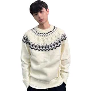 NEVER RULE Knitwear Women's Apricot Crew Neck Moderate