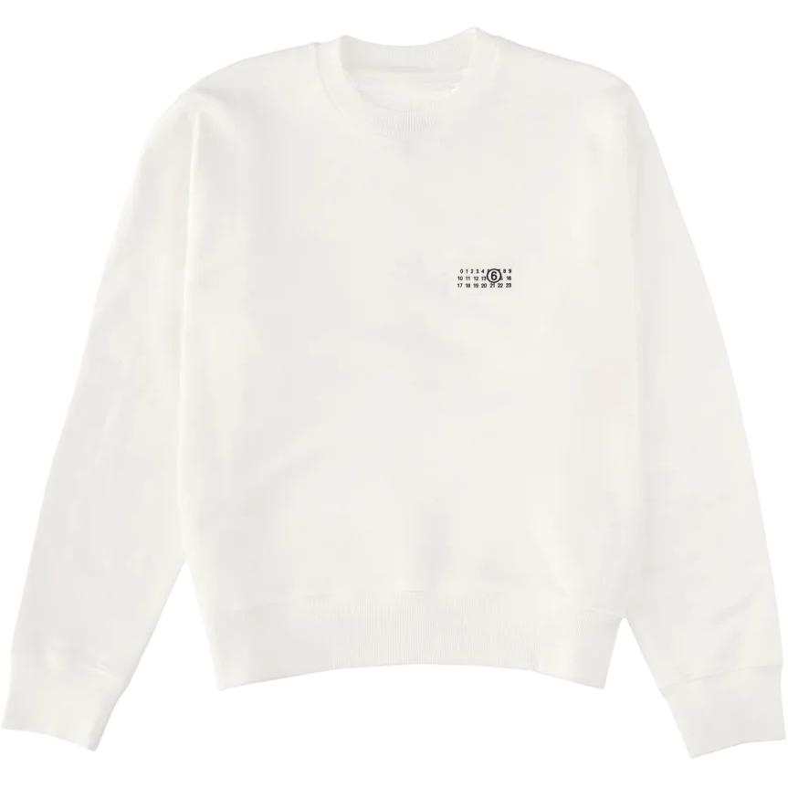 MM6 Maison Margiela Numeric Signature Label Crewneck Sweatshirt
