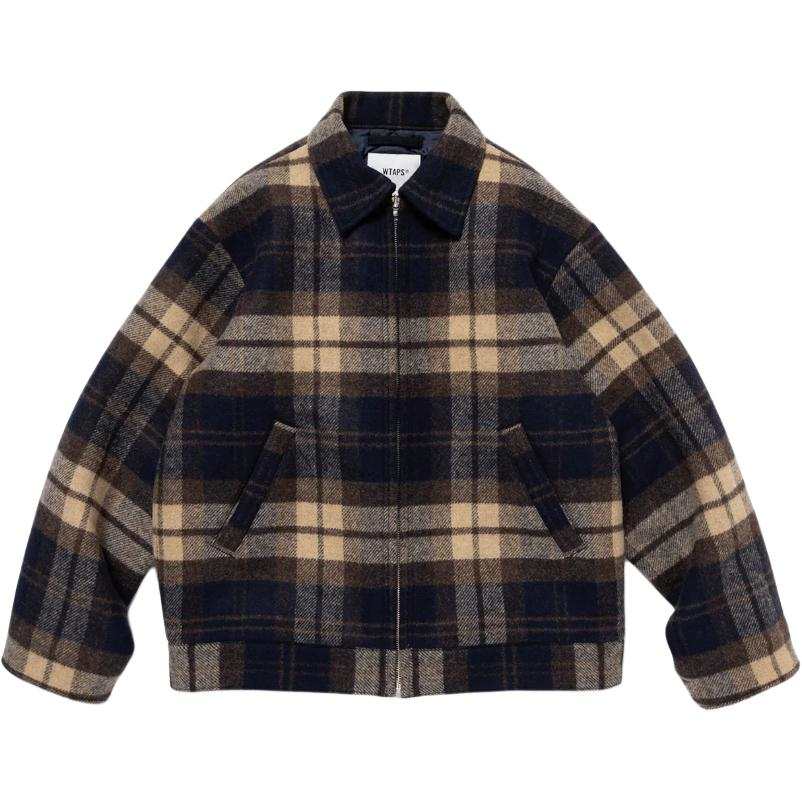 WTAPS Wtaps checked zip-up shirt jacket