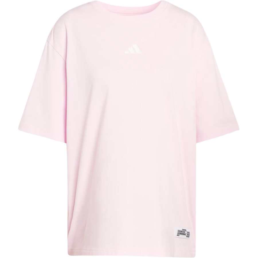 Adidas Adidas T Shirts Women's Pink Crew Neck