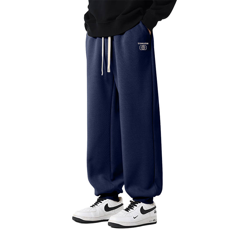 Tonlion Insulated Pants Unisex Thickened And Fleece Lined Skinny Pants