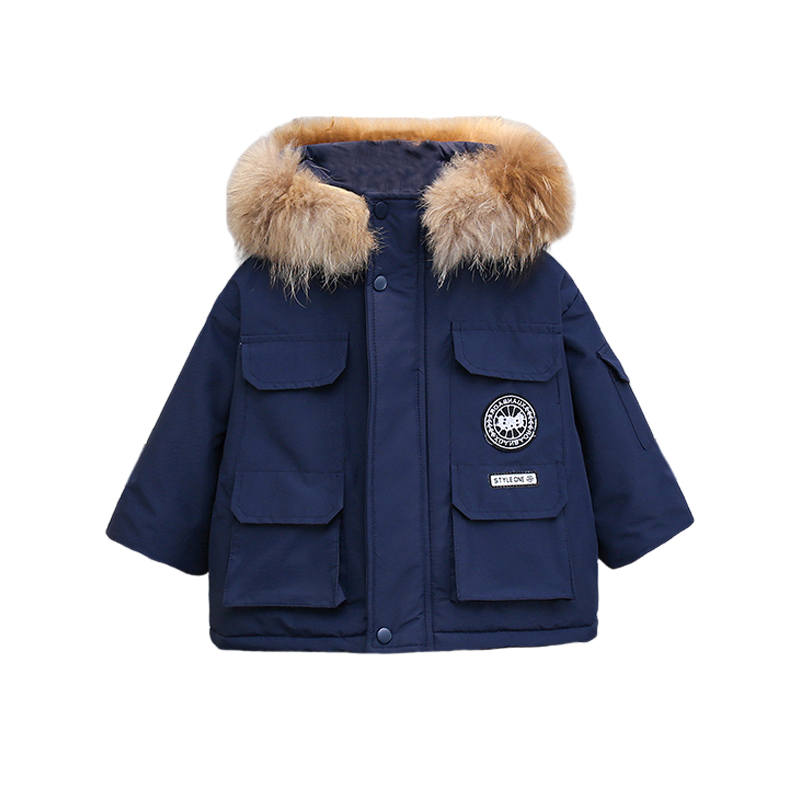 Lanza Casual Parka Coat Winter Fleece Lined Thermal Fashion Label Coat Children Aged 3 7 Years Old