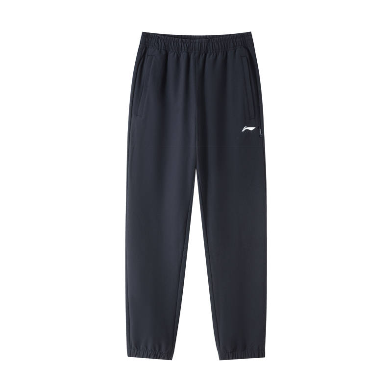 Li-Ning Li Ning Winter Fleece Lined Sweatpants Soft Shell Pants Men's Black Water Repellent