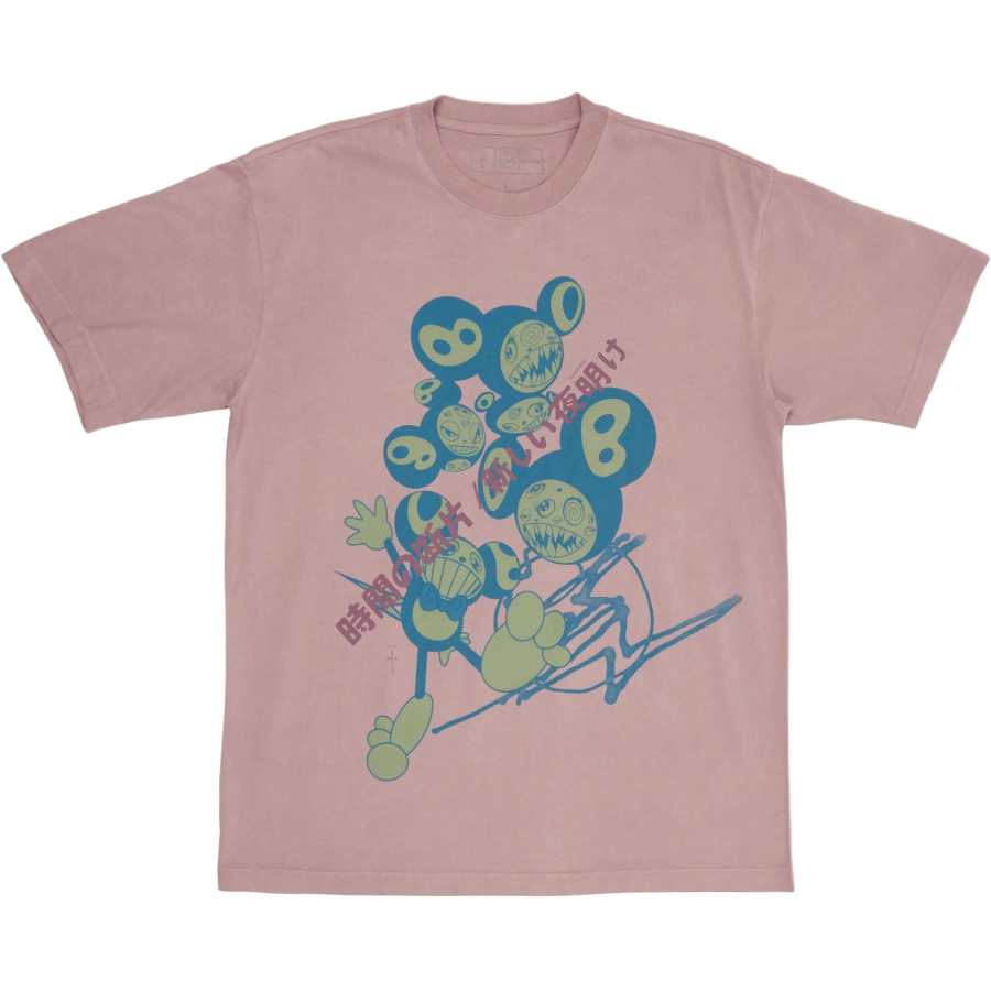 Travis Scott x Fragment x Takashi Murakami round-neck T-shirt