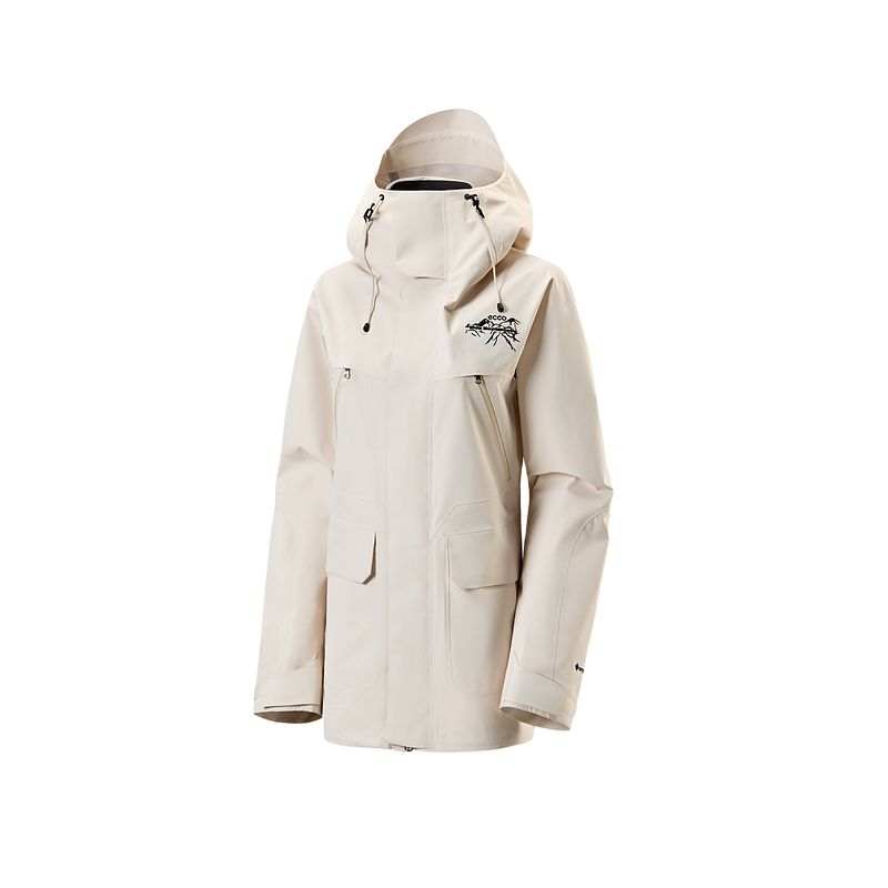 Ecco x BAISHAN,LIANMINGKUAN Waterproof, Windproof, Breathable, Water Repellent, Quick Dry Windbreaker Jacket Women's