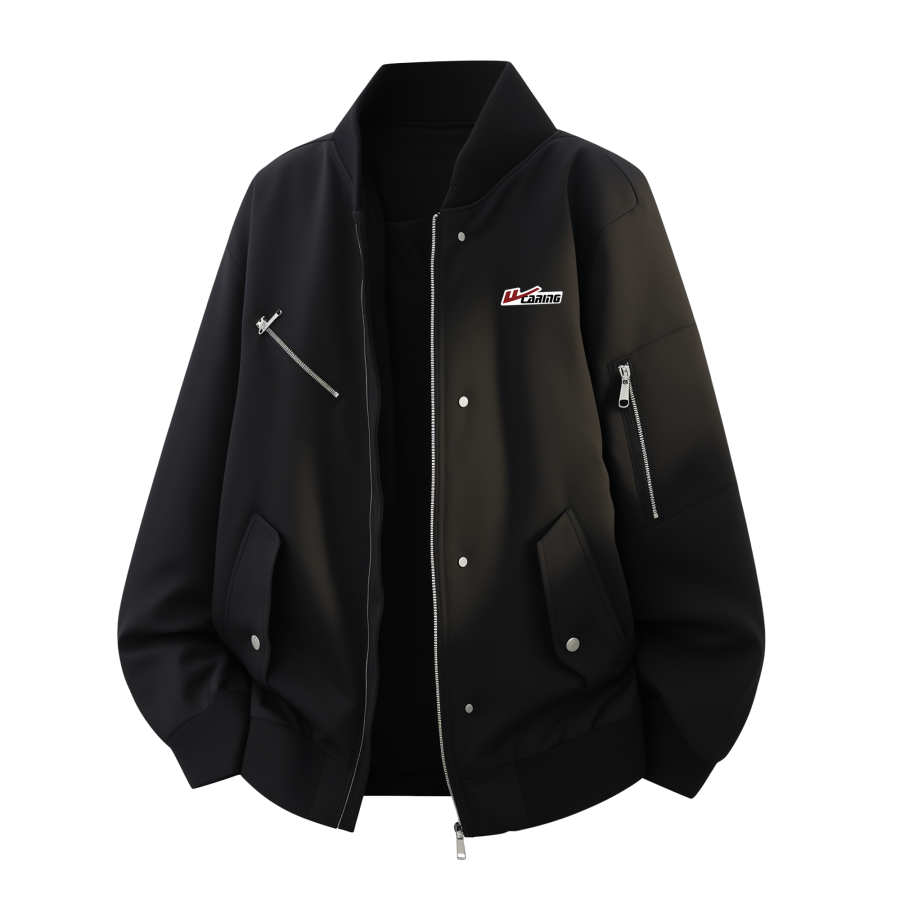 WARRIOR WARRIOR Puffer Jackets Unisex Stand Collar Thickened Puffer Jacket