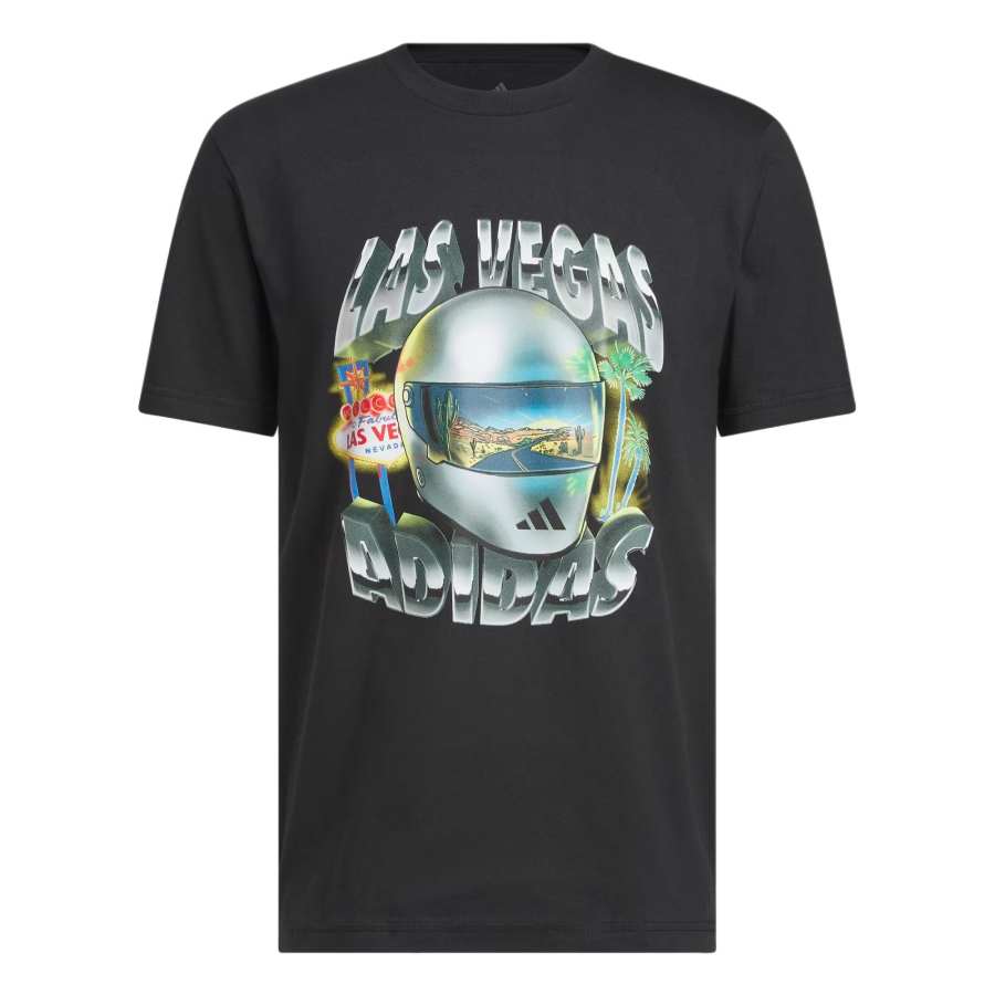 Adidas Adidas FW25 Las Vegas Visor Motorsport Graphic T Shirt Men's